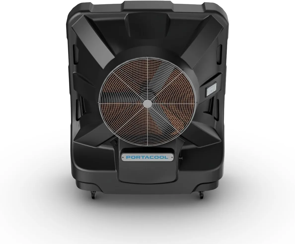 Portacool Apex 4000 (PACA40001A1) – Wi-Fi Enabled High Velocity Portable Evaporative Cooler for 4000 sq. ft. with up to 50-foot Reach, Programable, 55 Gallon Reservoir, Variable Speed