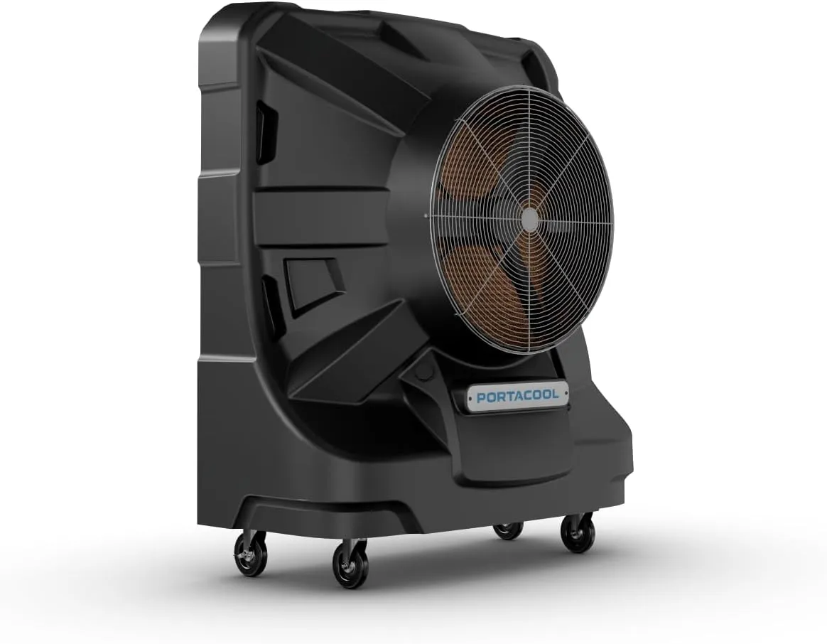 Portacool Apex 4000 (PACA40001A1) – Wi-Fi Enabled High Velocity Portable Evaporative Cooler for 4000 sq. ft. with up to 50-foot Reach, Programable, 55 Gallon Reservoir, Variable Speed