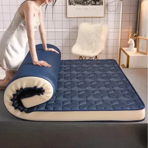 Premium Folding Mattress, Memory Foam Camping Mattress, Foldable Portable Roll up Bed Mattress, Comfortable Car Camping Sleeping Mat Pad, for Truck Guest Bed Tent Camp (Size : 90 * 190 * 5cm)
