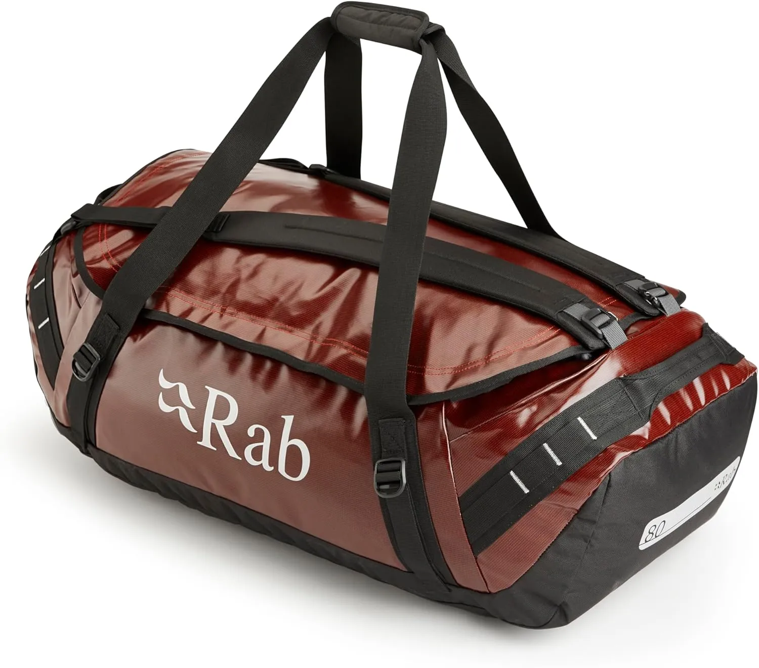 Rab Expedition Kitbag II - Durable Duffel Bag for Travel & Expedition Climbing - Red Clay - 80-Liter