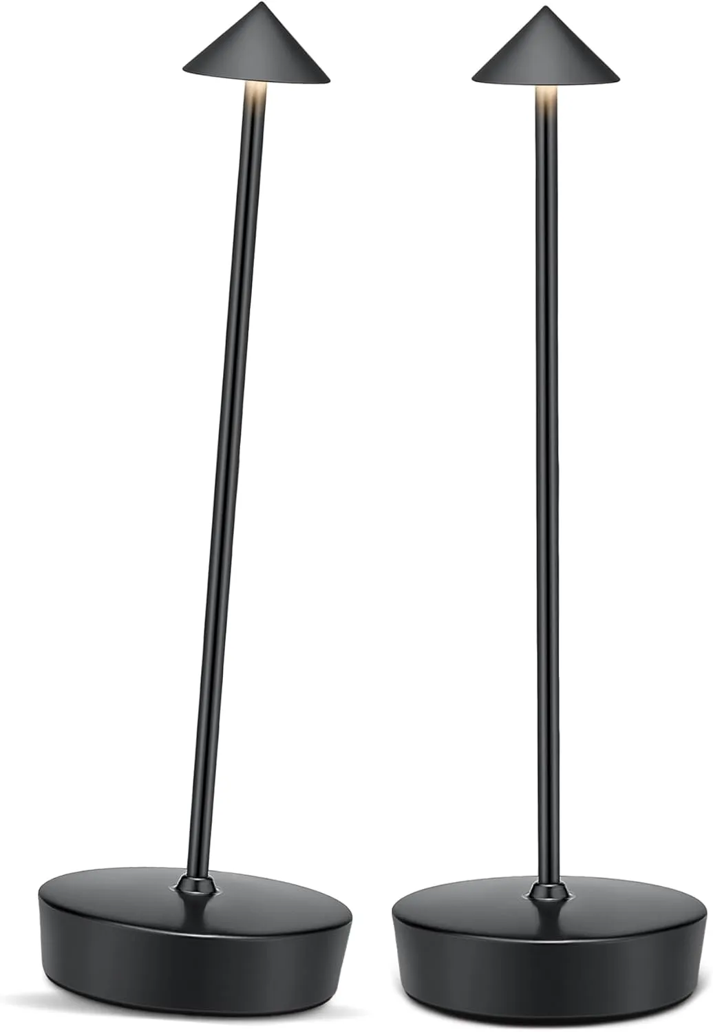 Rechargeable Cordless Table Lamp, 7000mAh Portable Led Table Light 2 Pack, Battery Operated Lamp Waterproof, Outdoor Table Lamp for Dining Restaurant Patio Bedroom Office