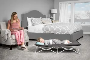 Regalo Portable My Cot, Award Winning Brand, Toddler Cot, Gray, 48" Long, 24.5" Wide, Toddler Bed