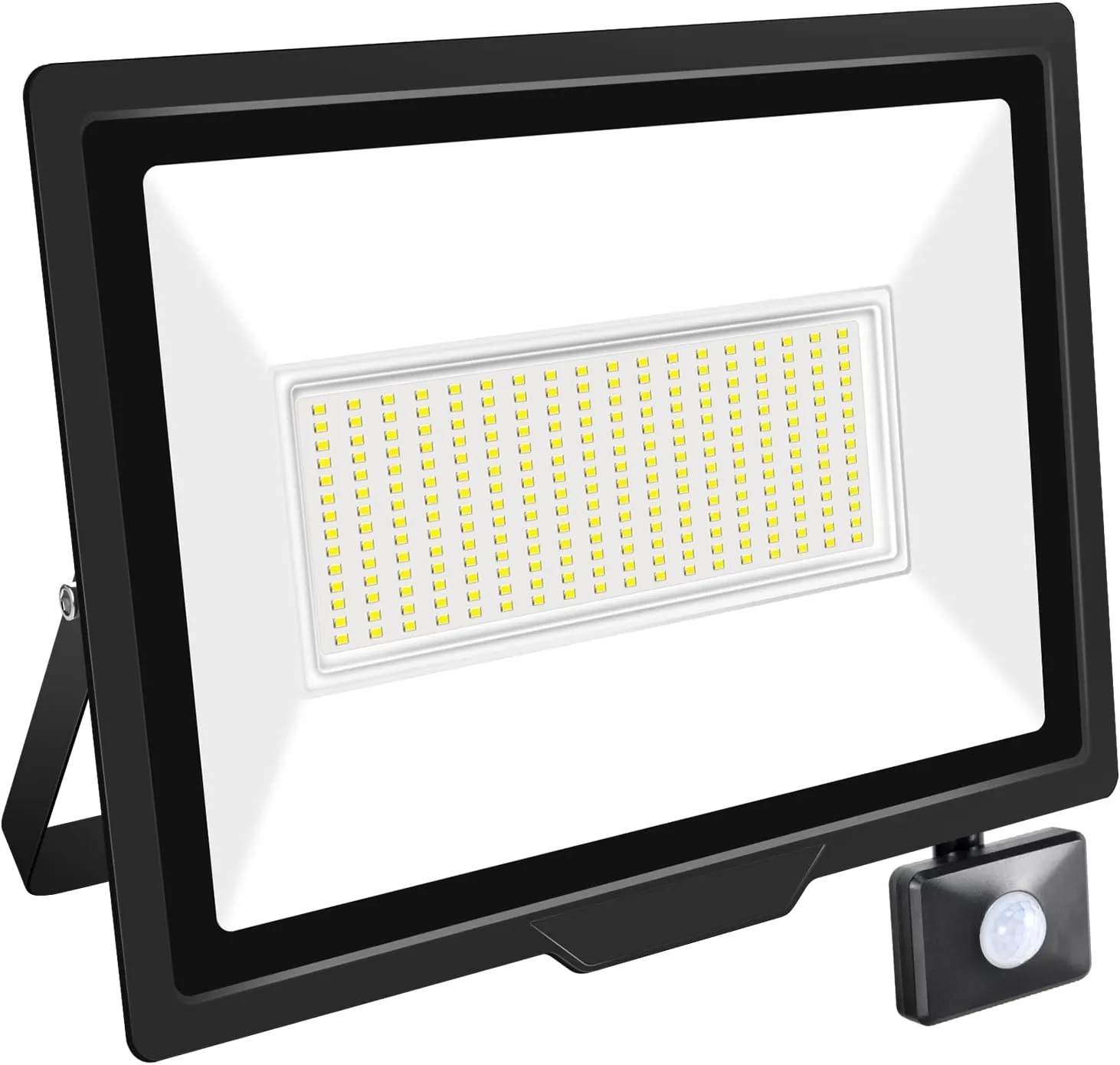 RIGIDON 200W Motion Sensor Light Outdoor 20000LM Super Bright LED Flood Outdoor Lights 6000K Daylight White IP66 Waterproof Security Lights for Garden, Garage, Yard, Sports Ground (White, 200W)