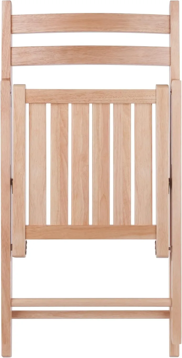 Robin 4-PC Folding Chair Set - Parent,Natural Finish, Set of 4, Wood