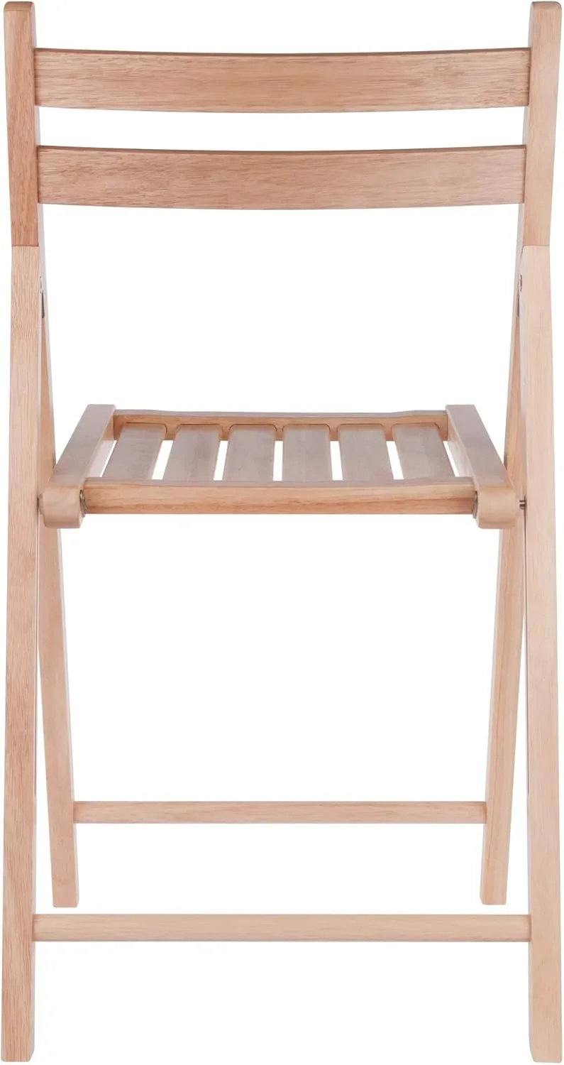 Robin 4-PC Folding Chair Set - Parent,Natural Finish, Set of 4, Wood