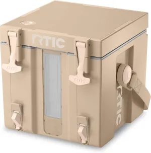 RTIC Halftime Water Cooler 3 Gallon Portable Carrier Container, Drink Beverage Dispenser, Stackable with 2 Taps, Bottleless, BPA-Free, for Sports, Camping, BBQ, Parties, Picnic, Beach