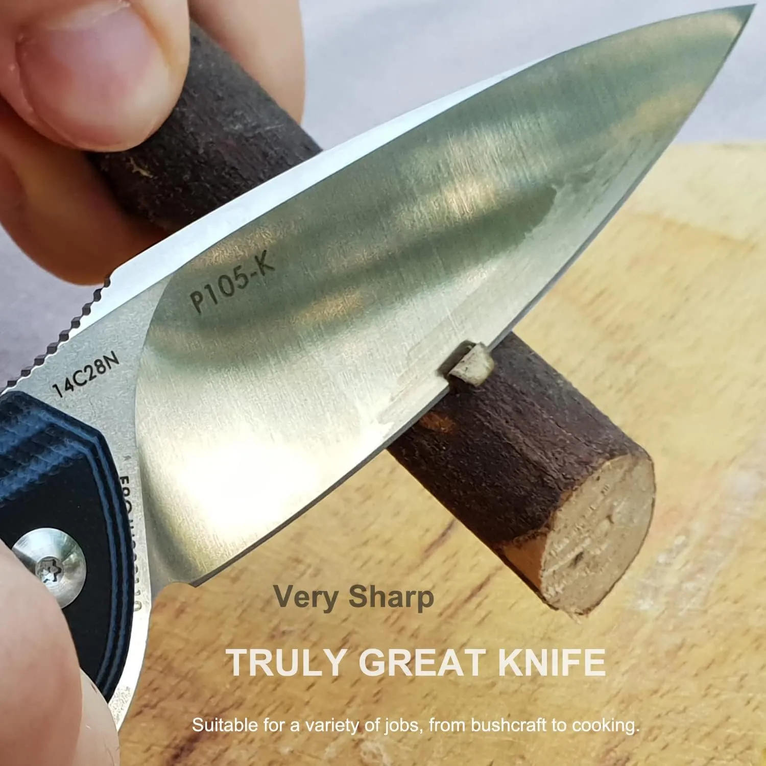 Ruike Small Pocket Folding Knife Tactical Knives Liner Lock 14C28N Stainless Steel with Pocket Clip Survival Scouts Knife Outdoor Mini ecd Ruike P105-Q add Multi Knife
