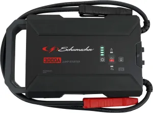 Schumacher Electric Lithium Jump Starter and Portable Power Station, SL1563, 1-in-1, 3000 Amps, 12 Volt, 2.4 USB Port, LED Light, for Car, Truck, SUV, and Marine Batteries