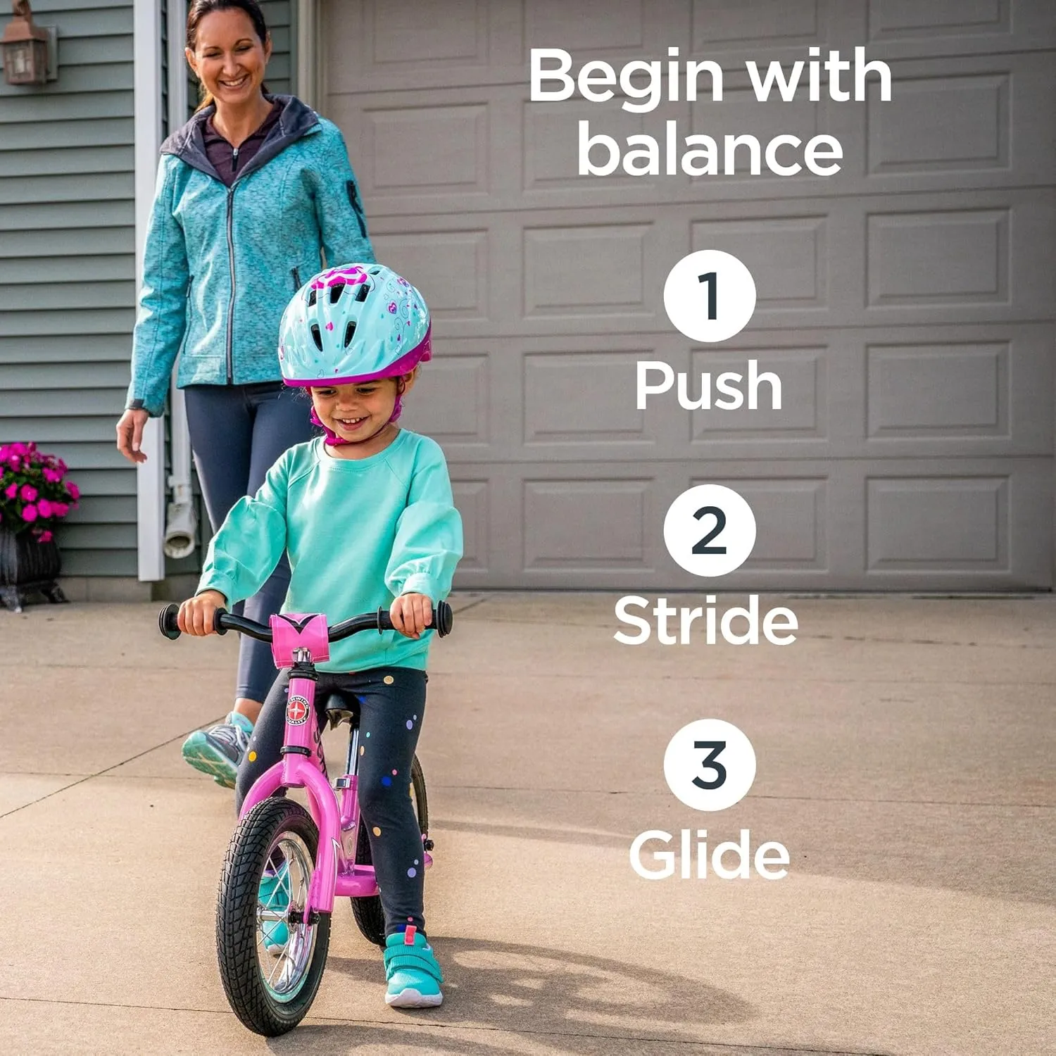 Schwinn Balance Bike, 12 Inch Bike for Kids Ages 2-4, Durable Steel Frame, Padded Seat, Cushioned Grips, Adjustable Seat Grows with Your Child, No Training Wheels Needed, Training Bicycle for Kids