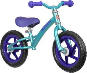 Schwinn Balance Bike, 12 Inch Bike for Kids Ages 2-4, Durable Steel Frame, Padded Seat, Cushioned Grips, Adjustable Seat Grows with Your Child, No Training Wheels Needed, Training Bicycle for Kids