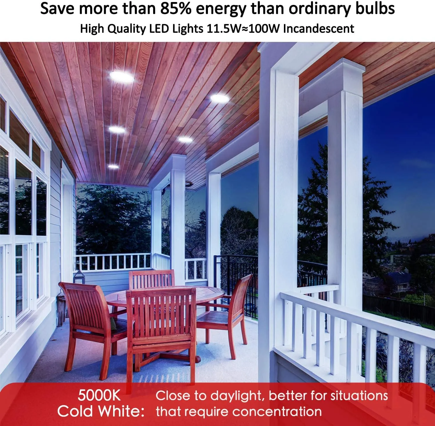 Sengled Motion Sensor Flood Light Bulbs, Dusk to Dawn LED Security Light E26 Base PAR38 Motion Activated 5000K Daylight,1500LM, Waterproof for indoor-outdoor, 2 Pack 4th Gen