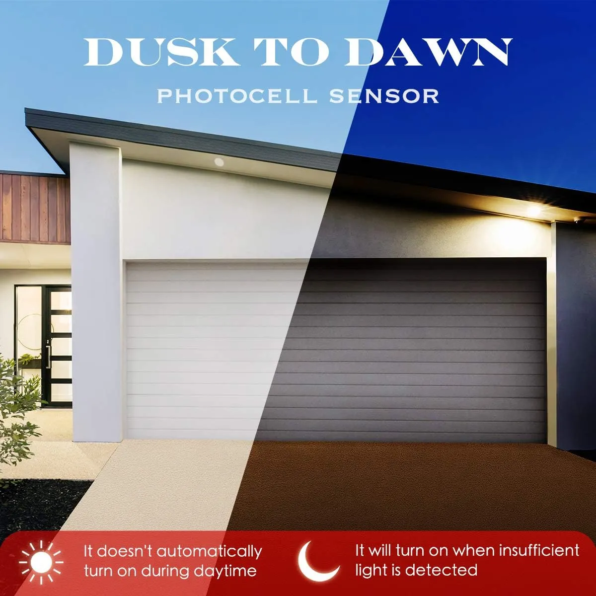 Sengled Motion Sensor Flood Light Bulbs, Dusk to Dawn LED Security Light E26 Base PAR38 Motion Activated 5000K Daylight,1500LM, Waterproof for indoor-outdoor, 2 Pack 4th Gen