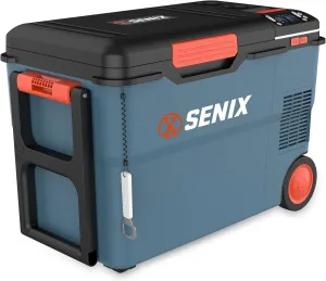 SENIX 26.4 Quart Portable Cooler/Warmer with Dual Mode Temperature Control, USB Ports, and Hybrid Power Options, Mini Fridge for Camping, Tailgating, Batteries not Included (PFX2-M2-0)