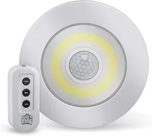 Sensor Brite Overlite Ultra: Remote Control LED Light with Adjustable Brightness, Motion Activated, Stick Anywhere, Battery-Operated Overhead LED Light