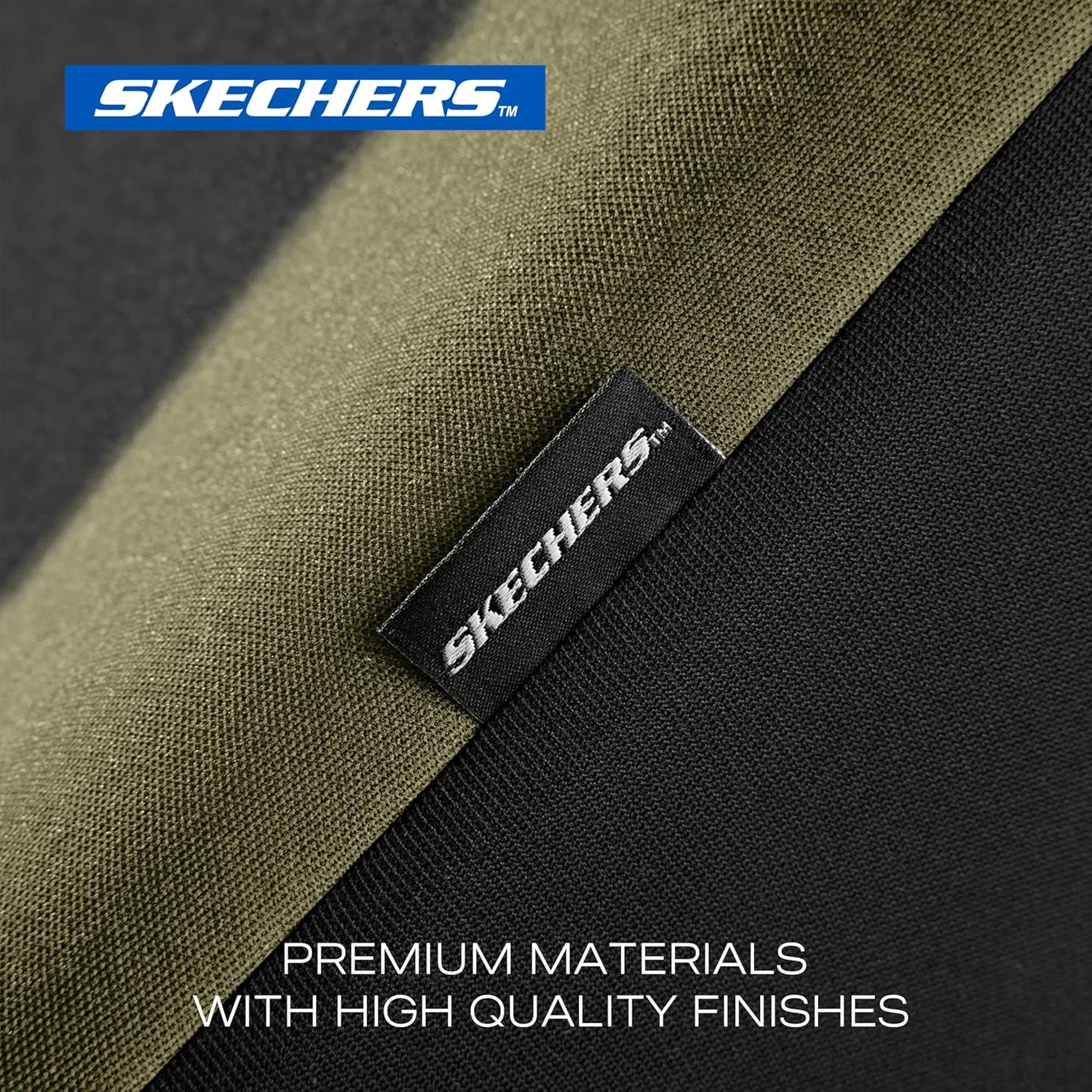 Skechers Car Seat Covers, Premium Breathable Polyester Seat Covers, Car Seat Covers Full Set Airbag Compatible, Automotive Comfort & Protection for Most Cars, Vans, Trucks, SUVs (Full Set,Beige)