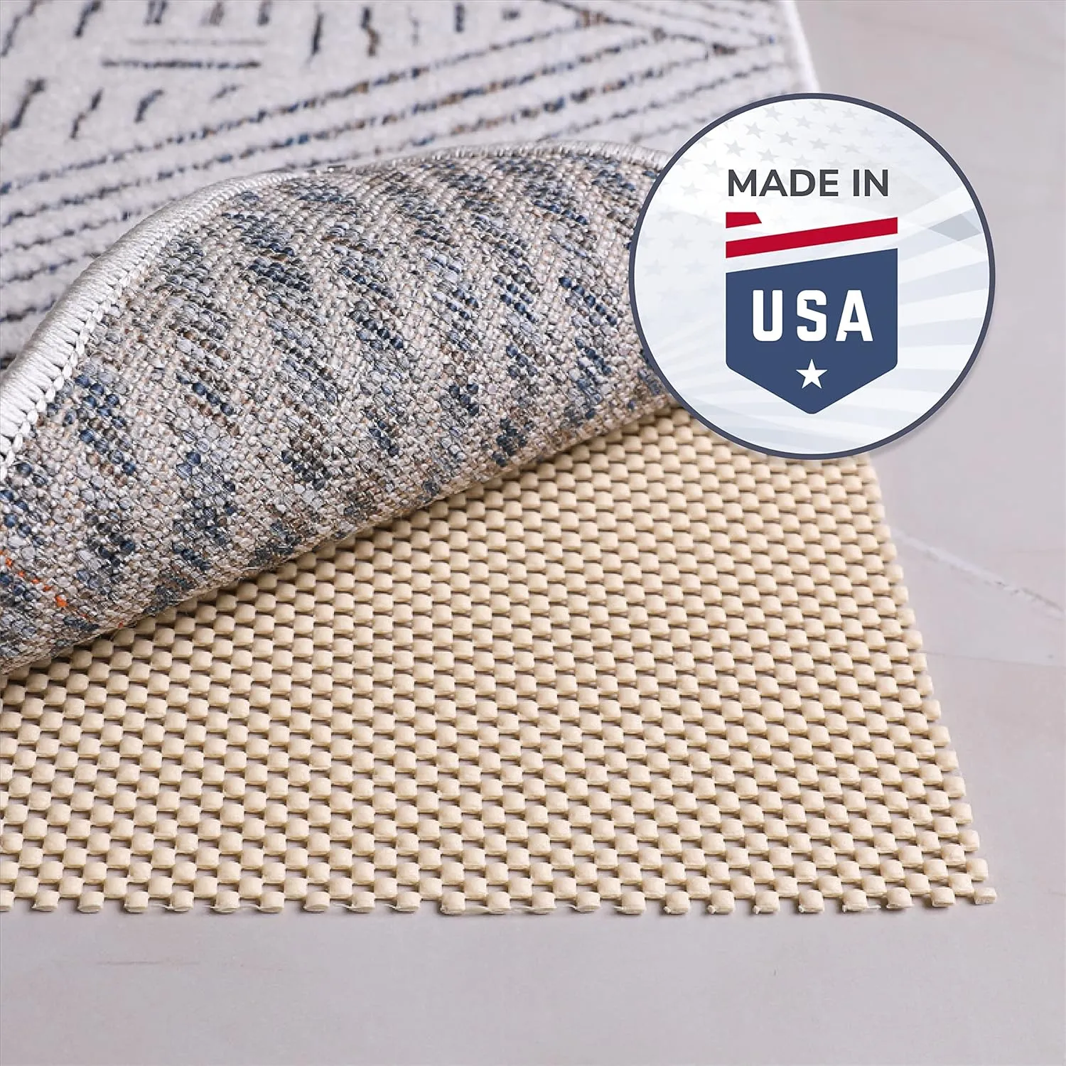 Slip-Stop Super Grip Outdoor, 8 x 11 ft, Non-Slip Rug Pad for Hardwood Floors, USA-Made Outdoor Rug Pad Prevents Outdoor Rugs from Sliding
