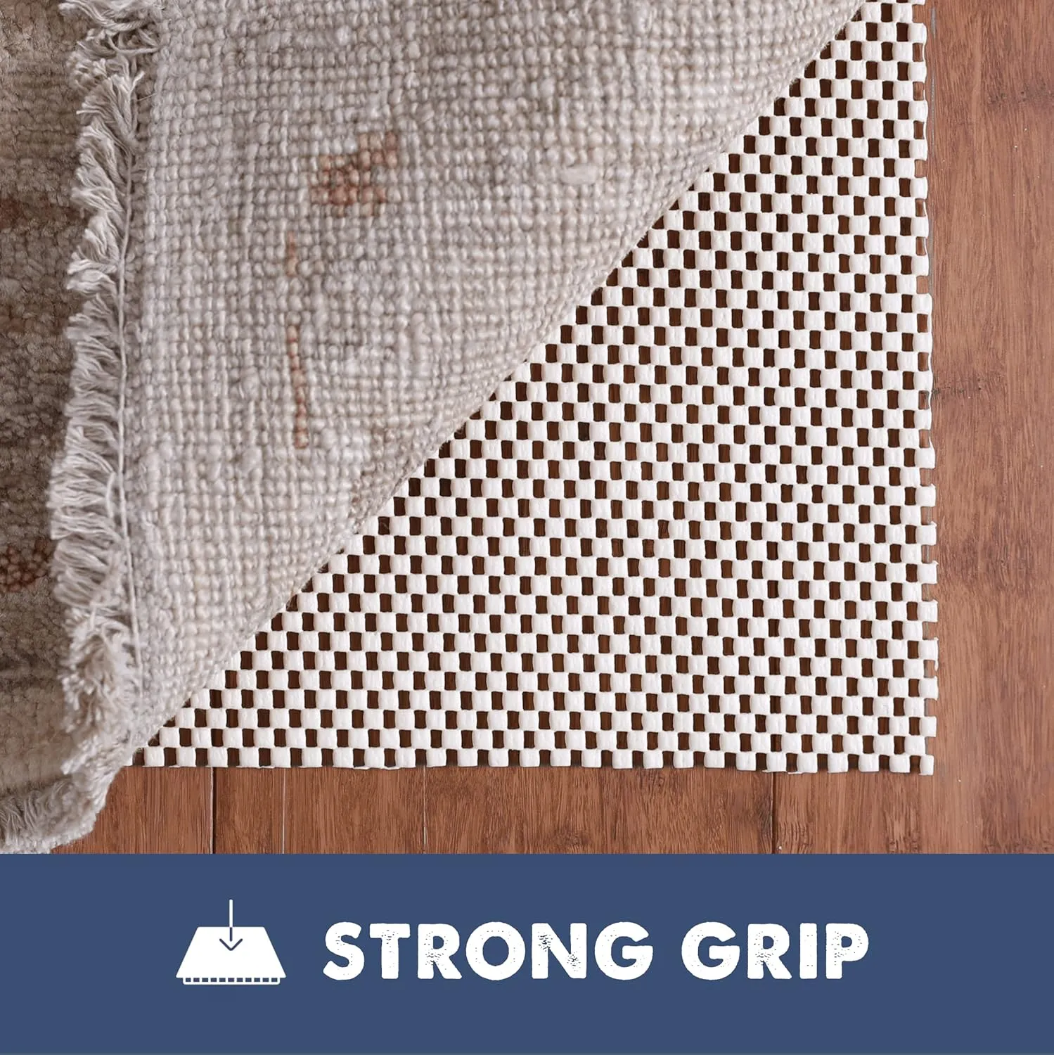 Slip-Stop Super Grip Outdoor, 8 x 11 ft, Non-Slip Rug Pad for Hardwood Floors, USA-Made Outdoor Rug Pad Prevents Outdoor Rugs from Sliding