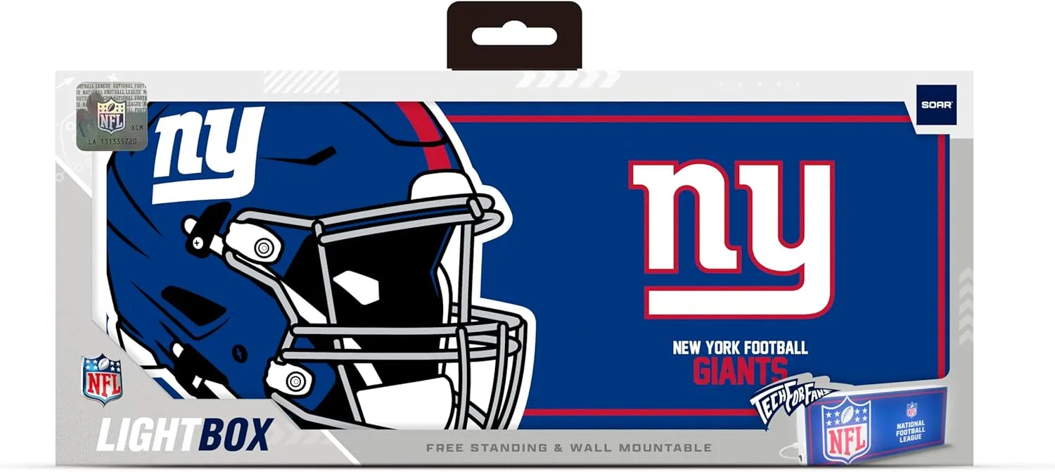 SOAR NFL LED Ambience Light Box: Elevate Your Space with Officially Licensed Wall Décor