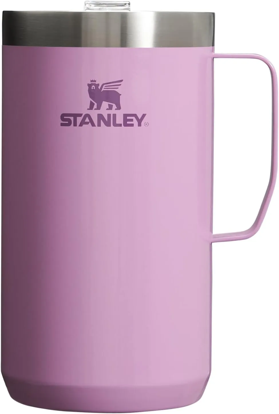 Stanley Stay-Hot Camp Mug 12 oz & 24 oz | Press Fit Drink Through Lid | Cup for Coffee, Tea and Drinks | Insulated Stainless Steel Coffee Mug | BPA-Free