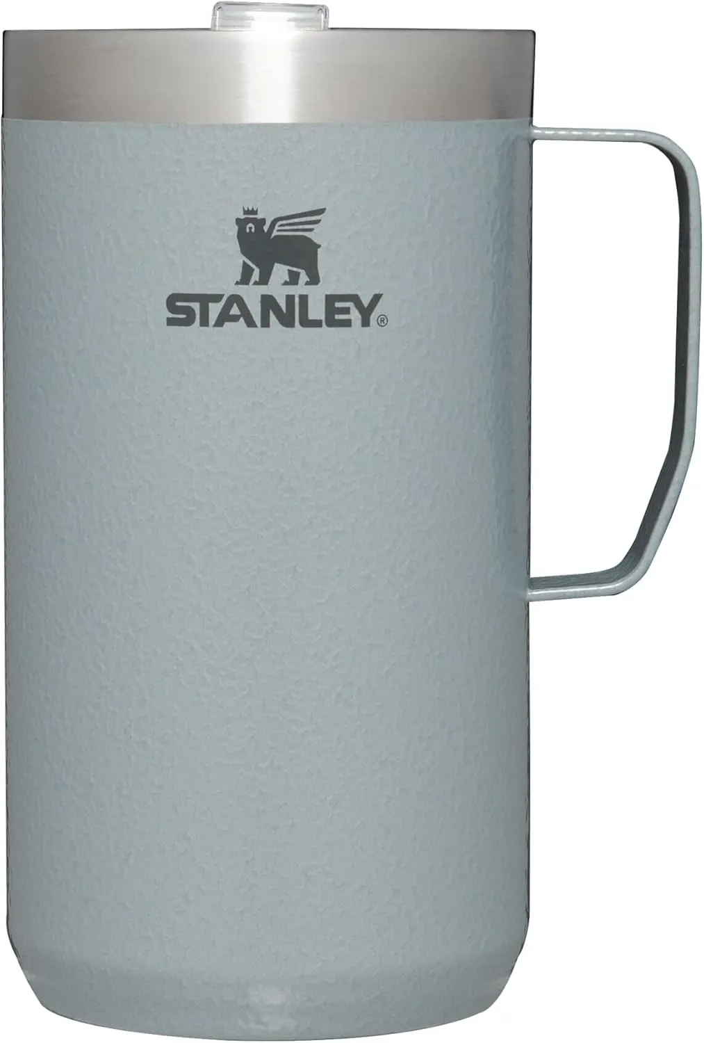 Stanley Stay-Hot Camp Mug 12 oz & 24 oz | Press Fit Drink Through Lid | Cup for Coffee, Tea and Drinks | Insulated Stainless Steel Coffee Mug | BPA-Free