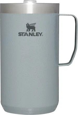 Stanley Stay-Hot Camp Mug 12 oz & 24 oz | Press Fit Drink Through Lid | Cup for Coffee, Tea and Drinks | Insulated Stainless Steel Coffee Mug | BPA-Free