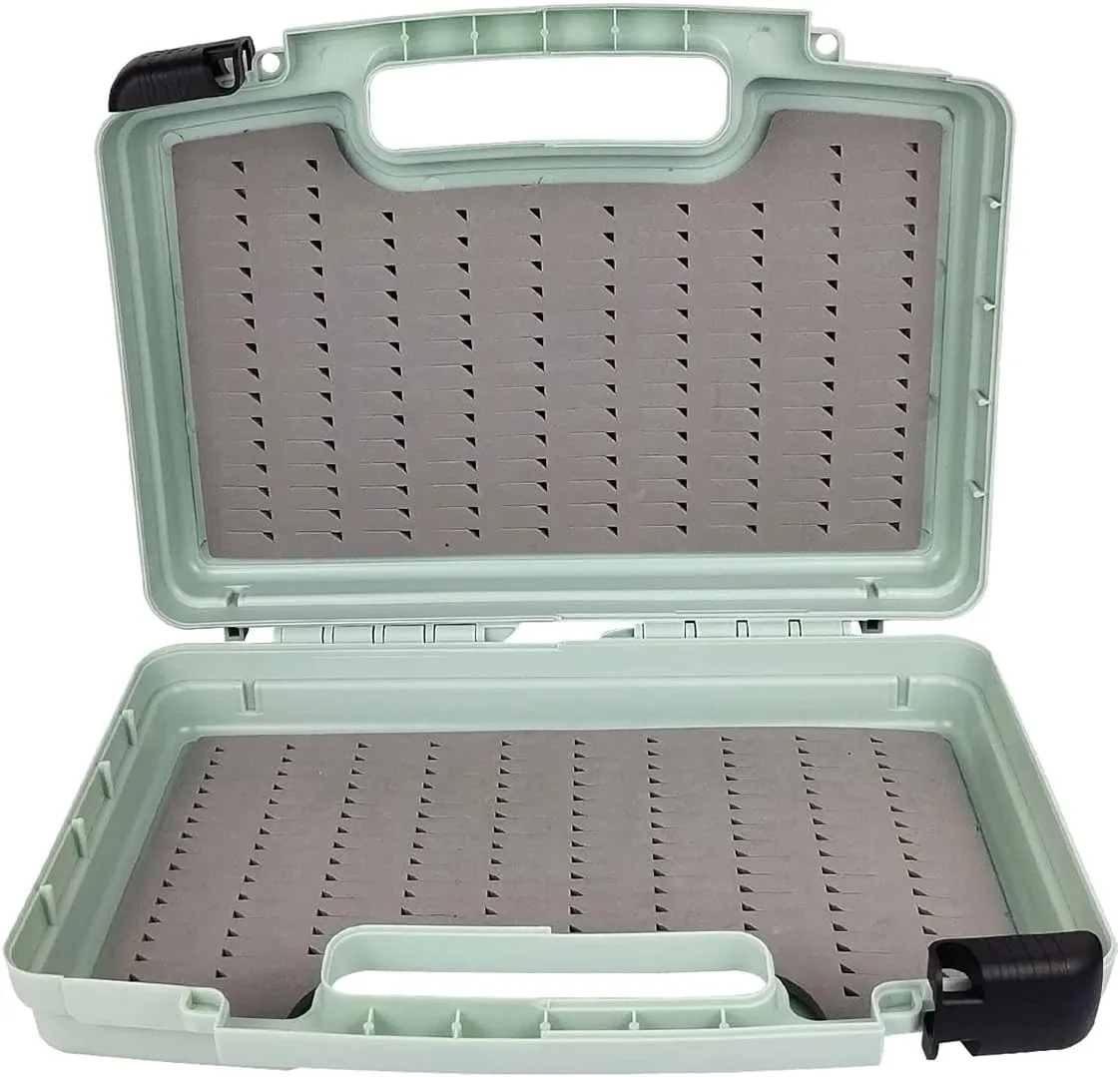 Streamer Fly Box Click Lock Large Streamer Flies Storage Fishing Tackle Boat Box Foam Fishing Trays