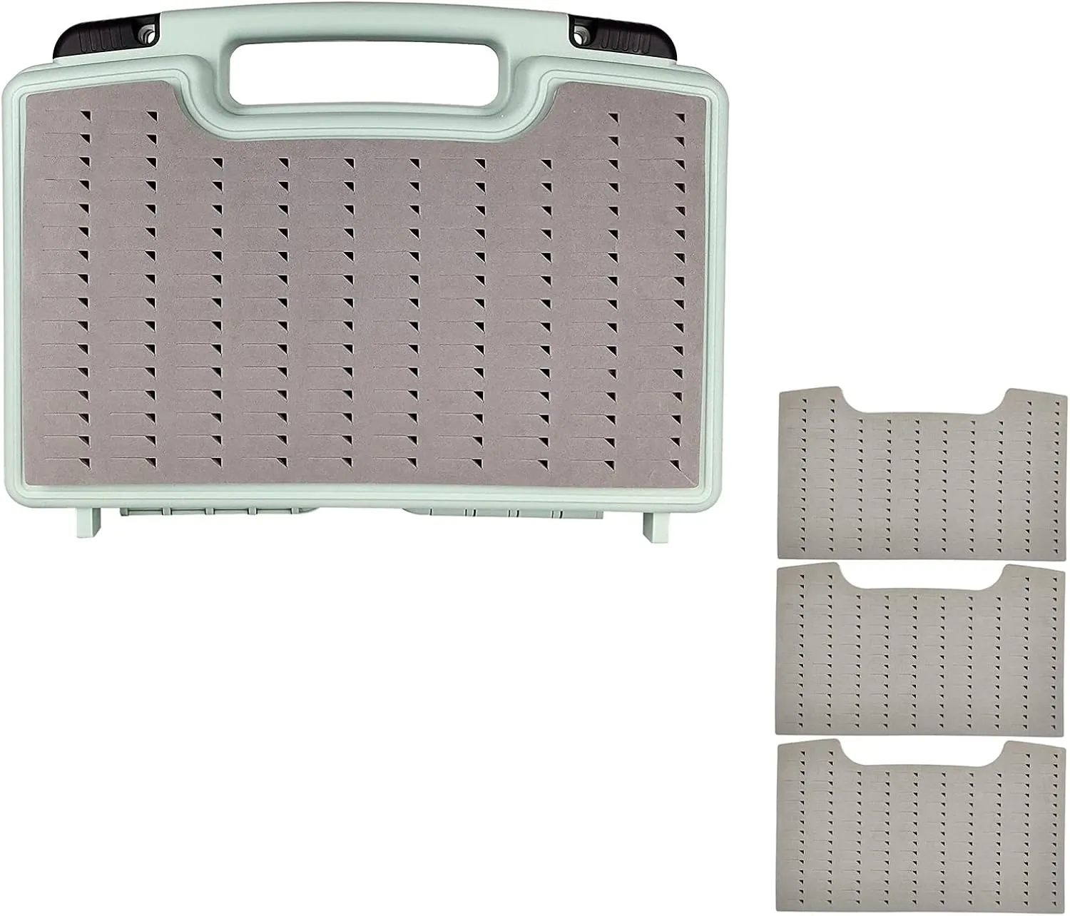 Streamer Fly Box Click Lock Large Streamer Flies Storage Fishing Tackle Boat Box Foam Fishing Trays