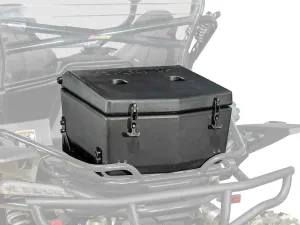 SuperATV Water Resistant Rear Insulated Cooler/Cargo Box for 2020-2022 CFMOTO ZForce 950 | Sealed Lid Keeps Ice in and Mud Out | Built-in Threaded Drain Plug | Heavy-Duty Latches