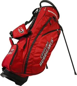 Team Golf NHL Lightweight, 14-Way Top, Spring Action Stand, Insulated Cooler Pocket, Padded Strap, Umbrella Holder & Removable Rain Hood