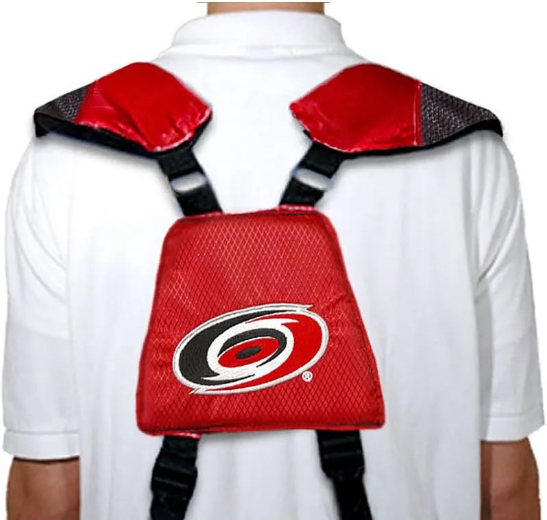 Team Golf NHL Lightweight, 14-Way Top, Spring Action Stand, Insulated Cooler Pocket, Padded Strap, Umbrella Holder & Removable Rain Hood