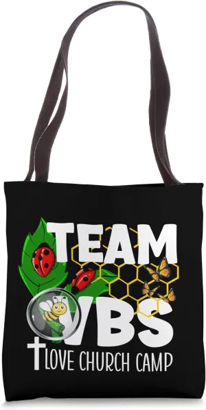 Team VBS God Magnified Insects Adventure Week Camp VBS Squad Tote Bag