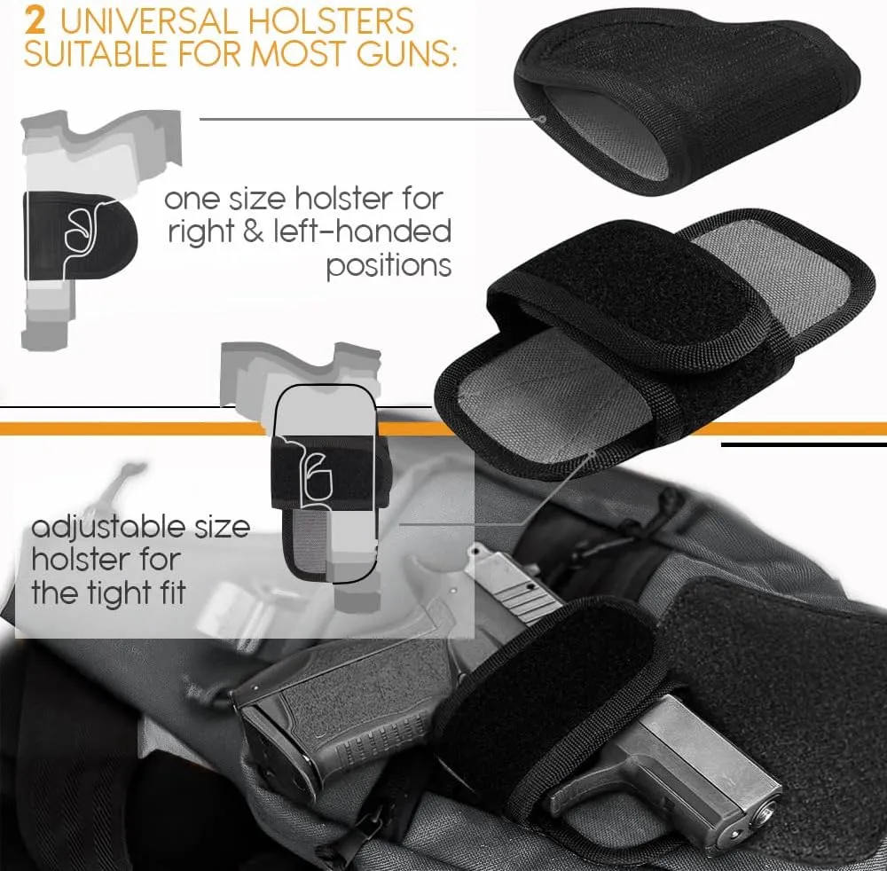 TECEUM Tactical Compact Sling Bag – CCW for Everyday – 10  Styles – Shoulder Crossbody Bag for Concealed Carry of Handgun