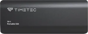 Timetec 256GB Portable External SSD USB3.2 Gen2 Type C Up to 550MB/s Ultra-Light Aluminum Mini External Solid State Drive with USB C to A Cable/USB A to C adapter for Desktops/Laptop/Mac/Mobile- Black