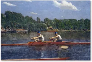 Trademark Fine Art The Biglin Brothers Racing Wall Décor, 22x32