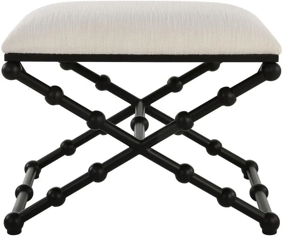Uttermost Iron - Small Bench-19.5 Inches Tall and 23.5 Inches Wide