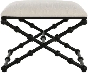 Uttermost Iron - Small Bench-19.5 Inches Tall and 23.5 Inches Wide