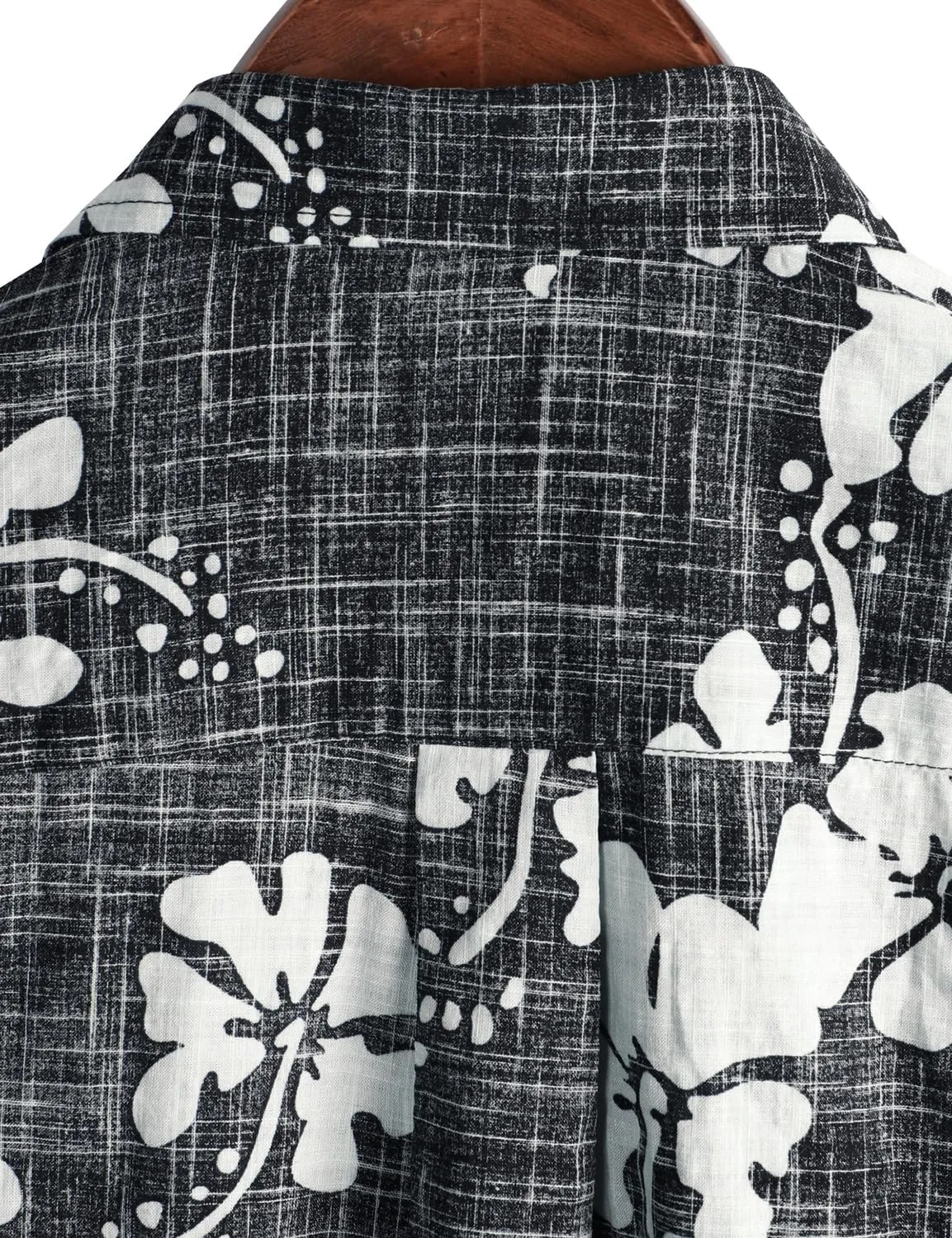 VATPAVE Mens Front Pocket Hawaiian Shirts Casual Floral Shirts Short Sleeve Button Down Beach Tropical Shirts