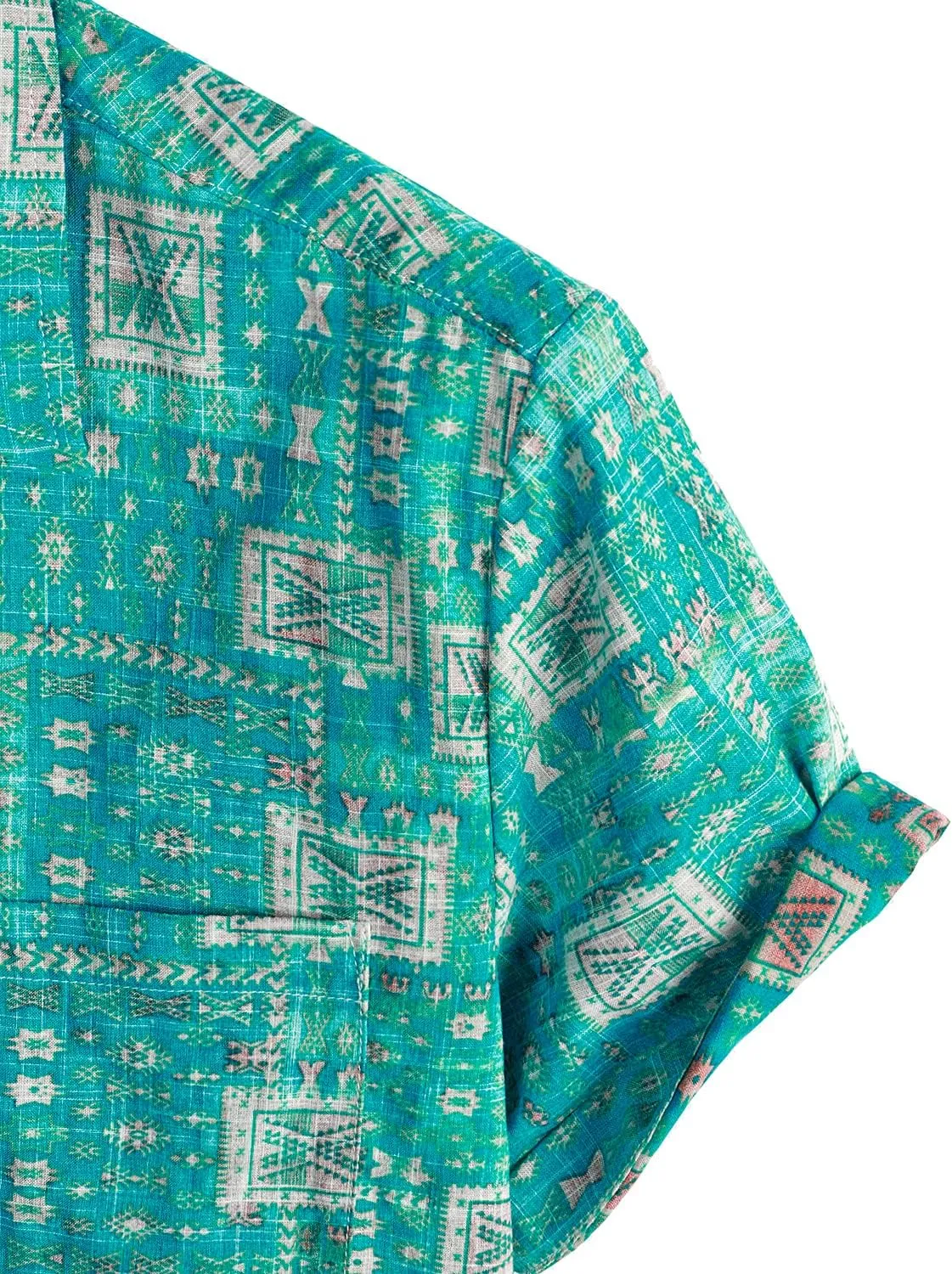 VATPAVE Mens Front Pocket Hawaiian Shirts Casual Floral Shirts Short Sleeve Button Down Beach Tropical Shirts