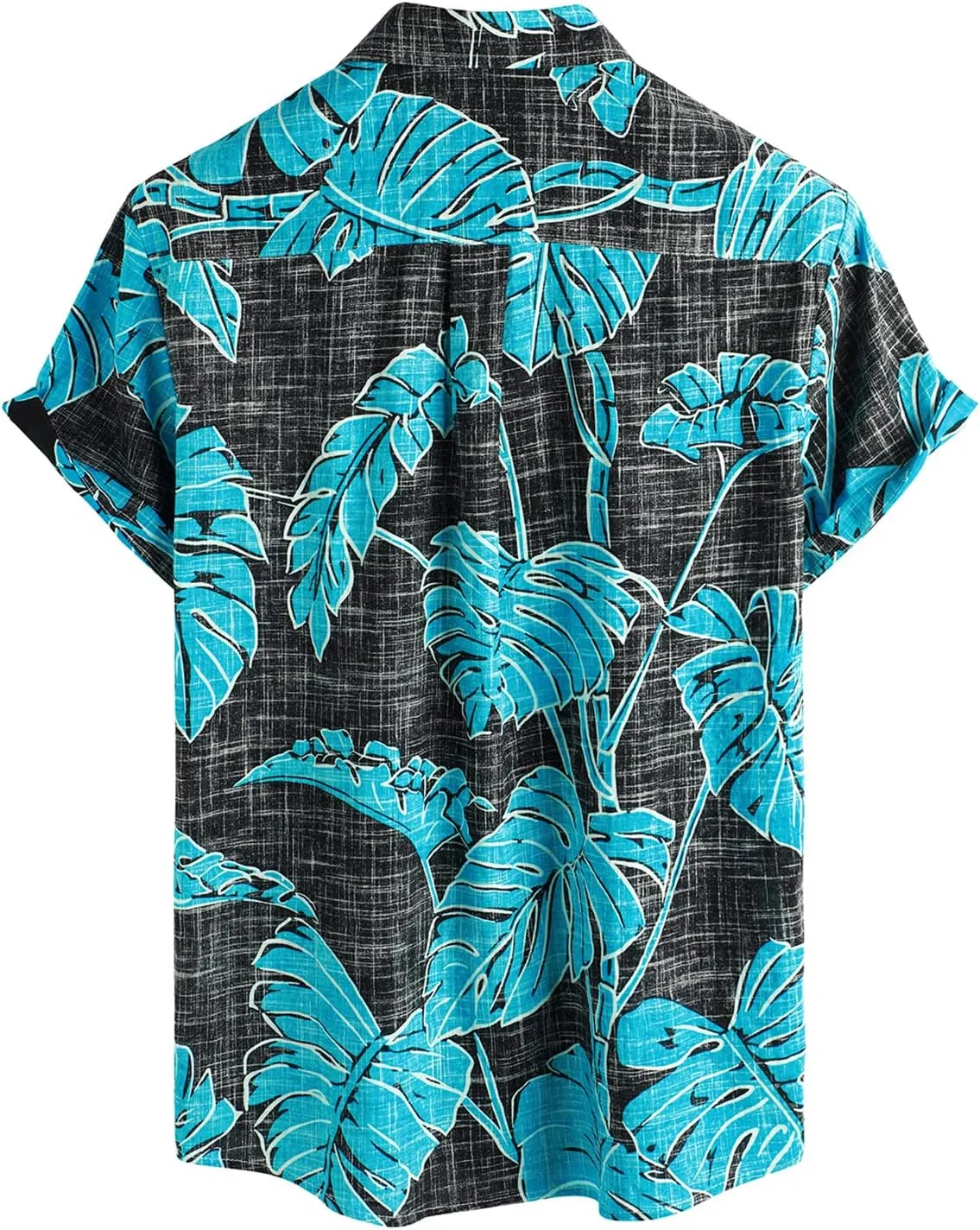 VATPAVE Mens Front Pocket Hawaiian Shirts Casual Floral Shirts Short Sleeve Button Down Beach Tropical Shirts