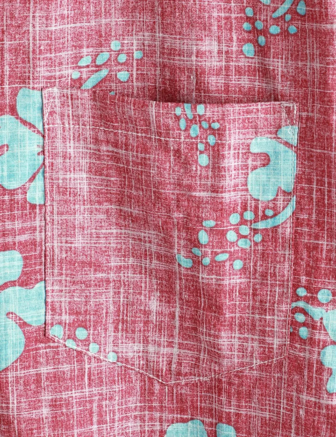 VATPAVE Mens Front Pocket Hawaiian Shirts Casual Floral Shirts Short Sleeve Button Down Beach Tropical Shirts