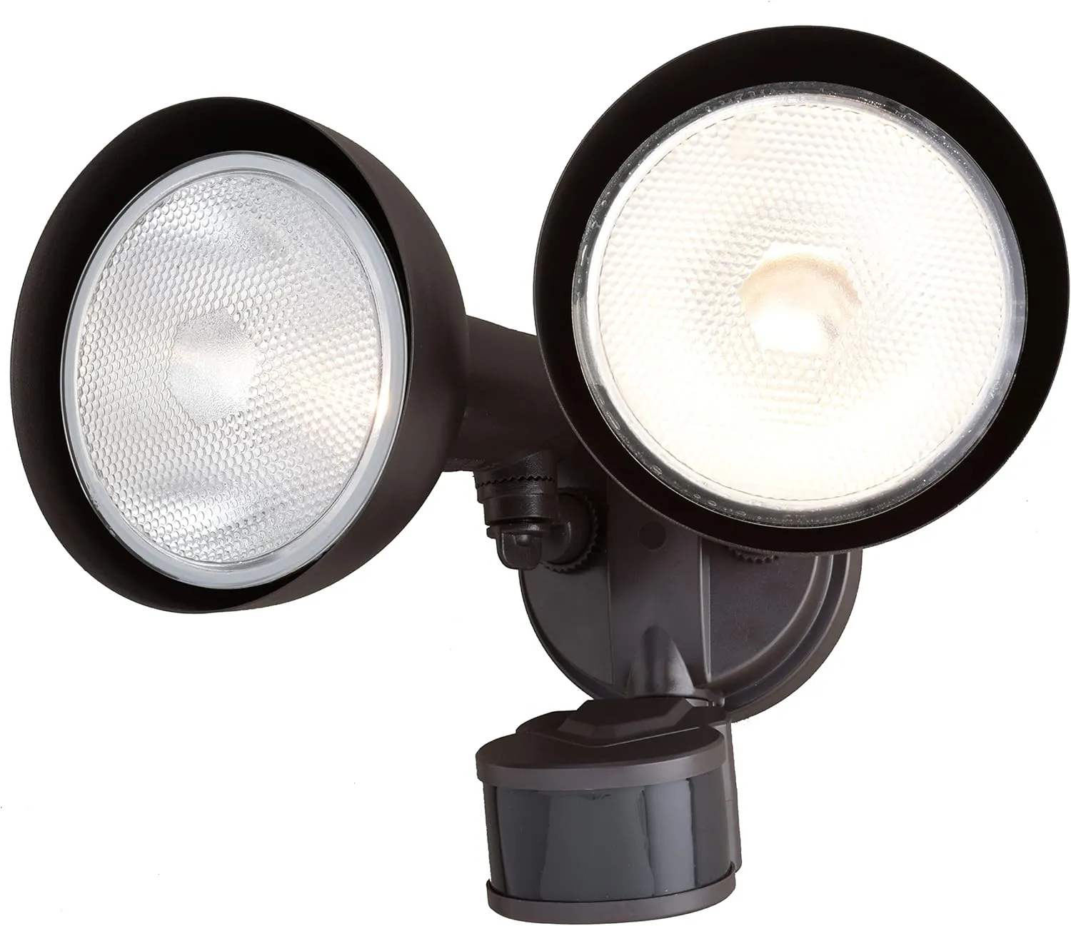 VAXCEL Bronze Motion Sensor Dusk to Dawn Outdoor Security Flood Light - 240 Degree Range - 85 Ft.