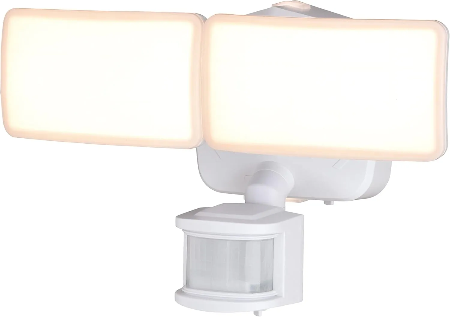 VAXCEL Merill White Integrated LED Motion Sensor Dusk to Dawn Outdoor Security Flood Light