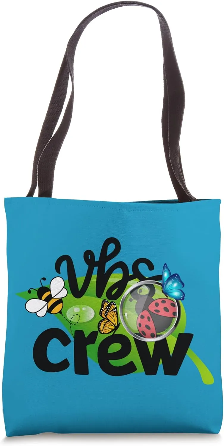 VBS Crew Magnified Smallest Insects a Summer Adventure Squad Tote Bag