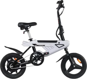 VDL Electric Bike for Adults 500W Peak Motor, 14'' Electric Bike, 20 mph Folding Ebike with Removable Fast-Charging Battery, Mini EBikes for Adults and Teens