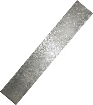 VG10 Custom Handmade Damascus Stainless Steel Bar Wave Pattern Blank Blade Billet for Knife Making|Jewelry Making|Cutlery Making and for Other Making Purpose