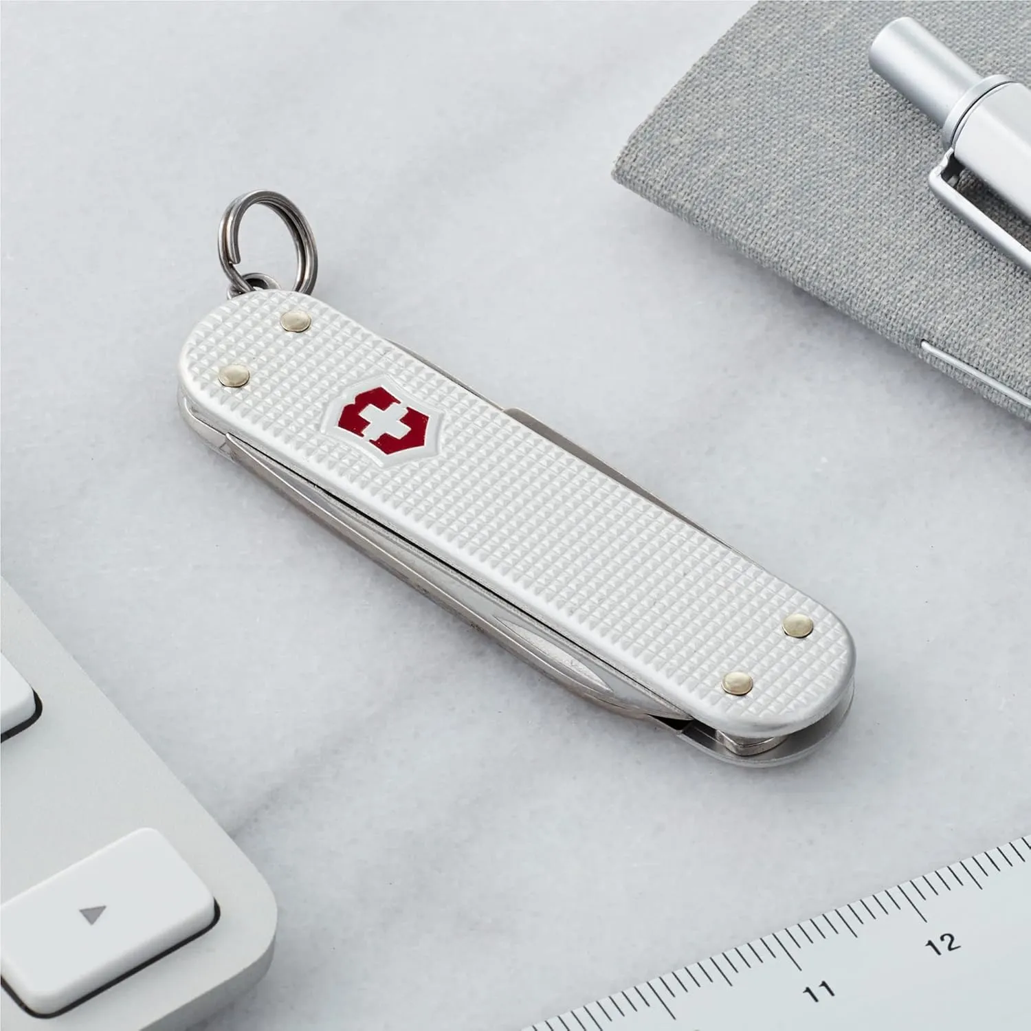 Victorinox Swiss Army Classic Pocket Knife (Silver Alox)