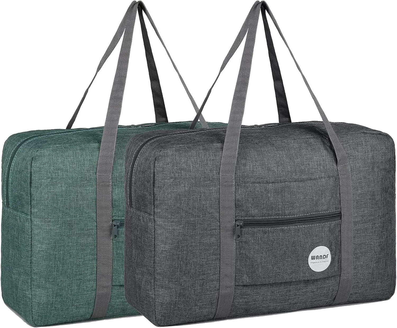 WANDF For Spirit Airlines Personal Item Bag 18x14x8 Travel Duffel Bag Underseat Foldable Carry-on Luggage for Women