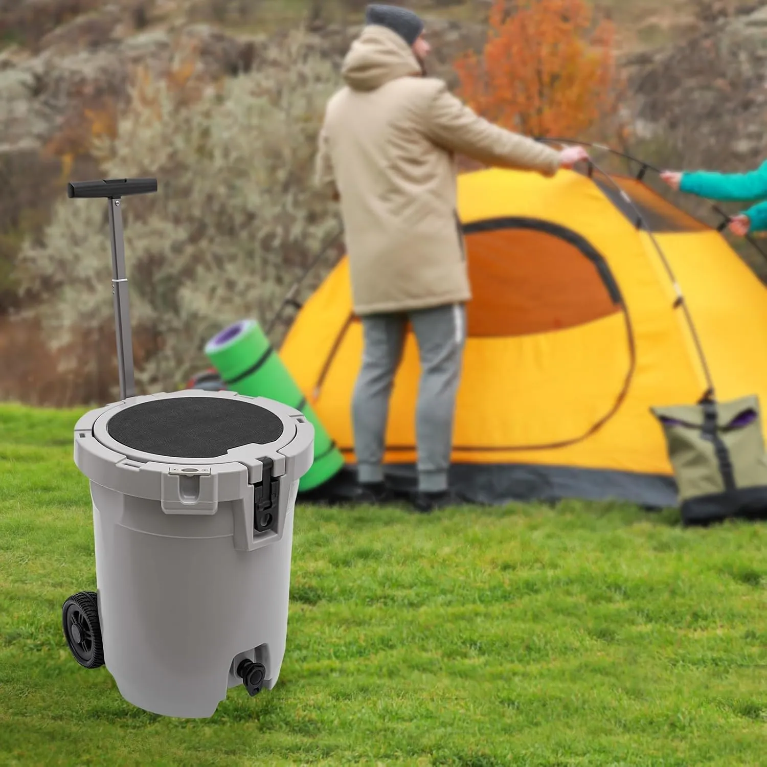 Water Jug Coolers, Portable Beverage Dispenser, Cooler Insulated Portable Ice Cooler for Beach, Drink, Beverage, Camping, Picnic, Fishing, BBQ