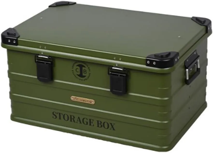 Waterproof Storage Box Multifunctional Camping Aluminum Alloy Storage Box Large acity Car Storage Box