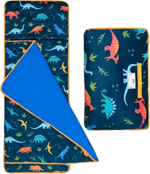 Wildkin Kids Plush Nap Mat – Soft, Cozy, Convenient for Daycare & Preschool